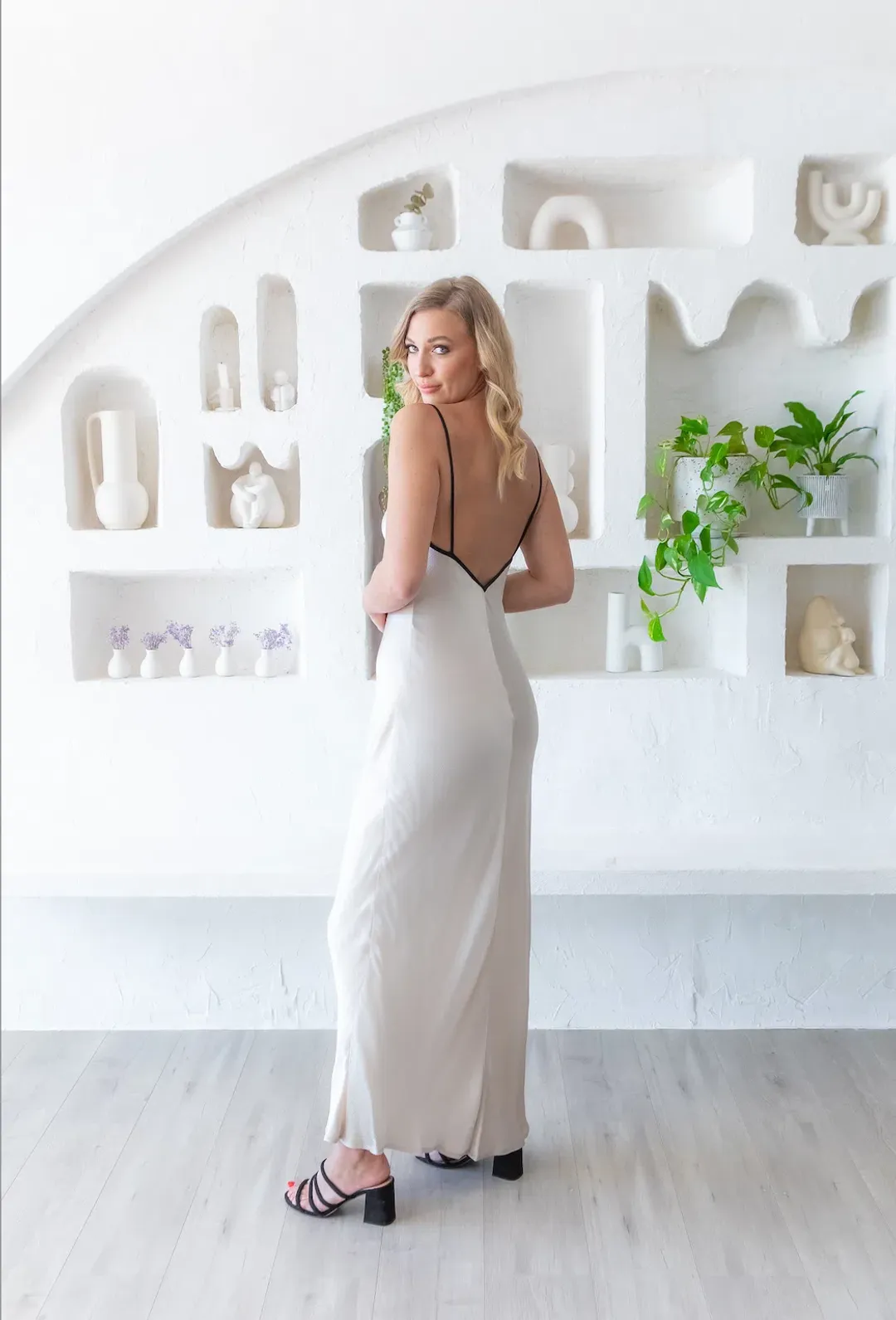Bec & Bridge Kara Keyhole Maxi Dress Sand Size 10 for rent on The Volte - main image