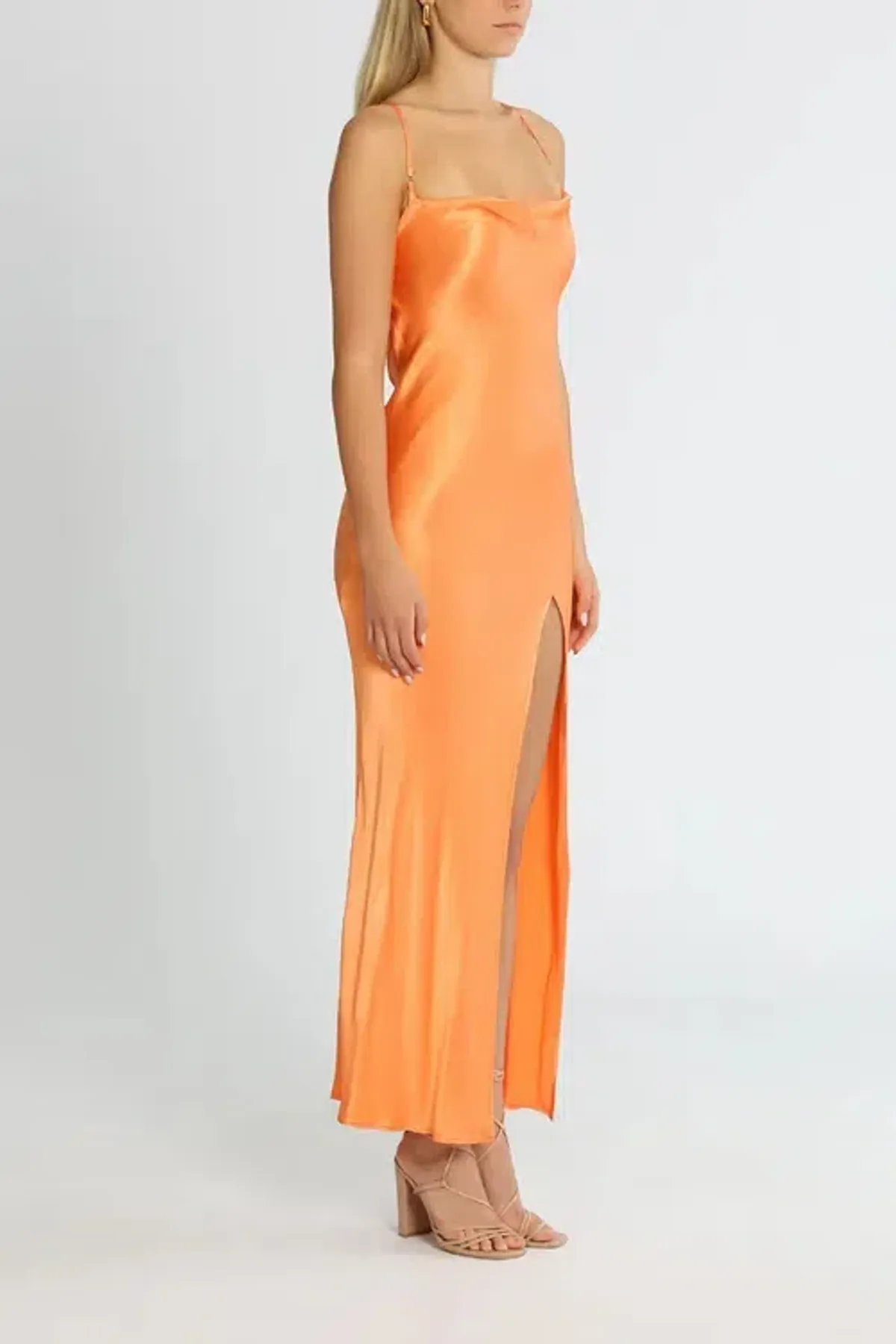 Bec & Bridge Annika Cowl Gown Sorbet Size 8 - Image 7
