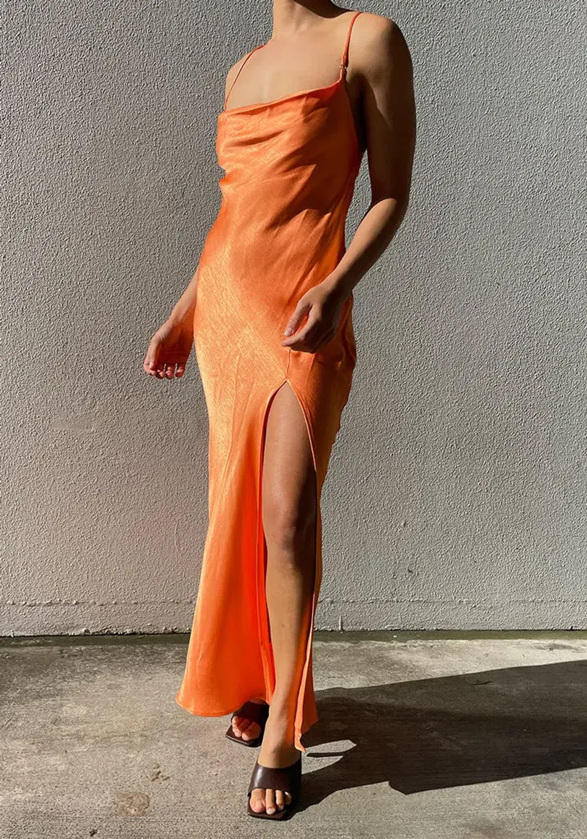 Bec & Bridge Annika Cowl Gown Sorbet Size 8 - Image 11