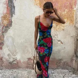 Rat & Boa Casablanca Maxi Dress Print Size M for rent on The Volte - image 1