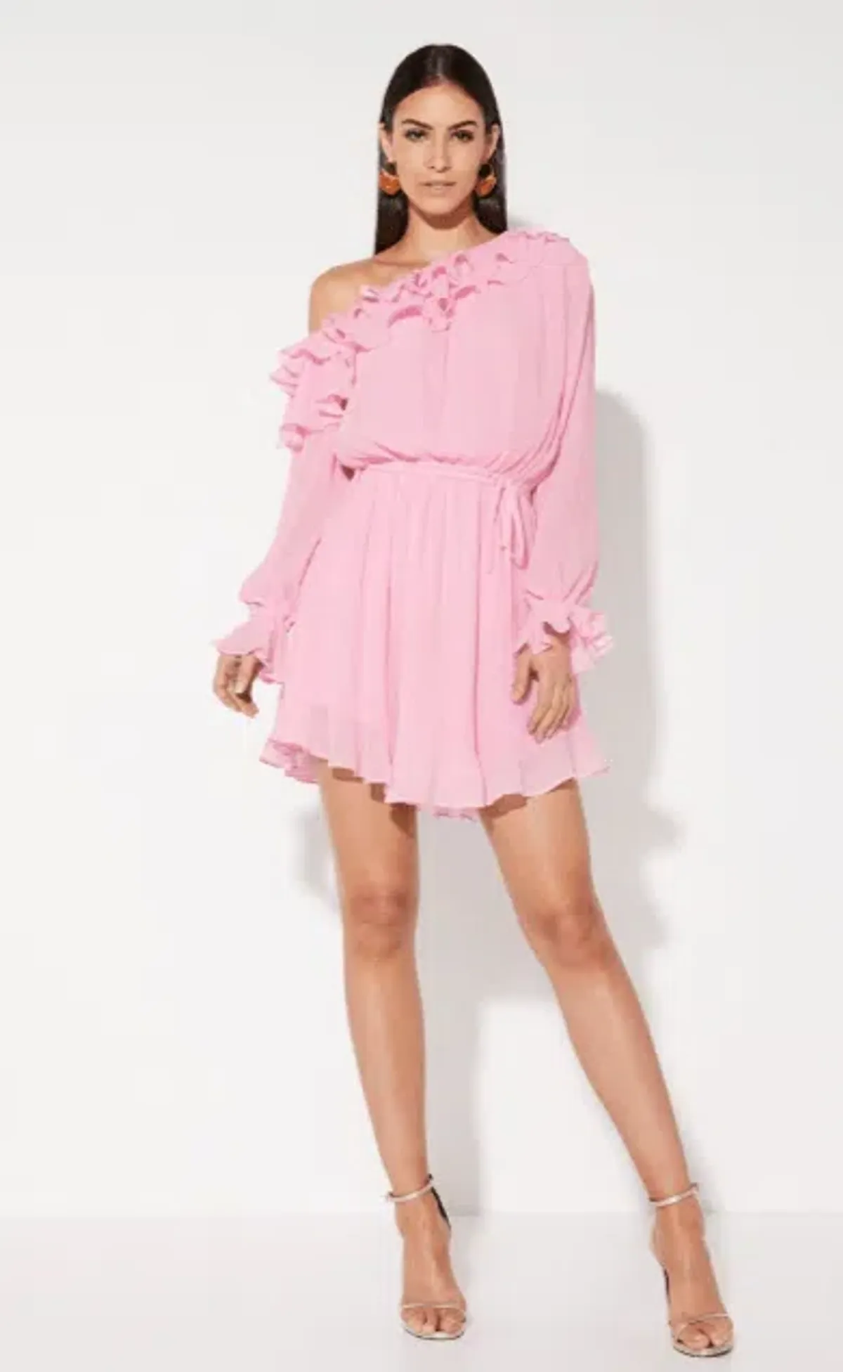 Mossman A Slice of Heaven Mini Dress Pink Size 8 - Image 1