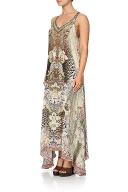 Camilla V Neck Racerback Dress Forever Forever Print Size XS/Au 8 for rent on The Volte - image 4