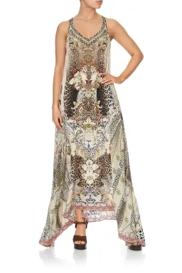 Camilla V Neck Racerback Dress Forever Forever Print Size XS/Au 8 for rent on The Volte - image 3