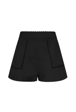 Aje Eugenie Top and Lucie Short Set Black Size 8 for rent on The Volte - image 4