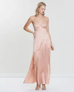 Hansen & Gretel Zen Silk Dress Blush Size 8 for rent on The Volte - image 3