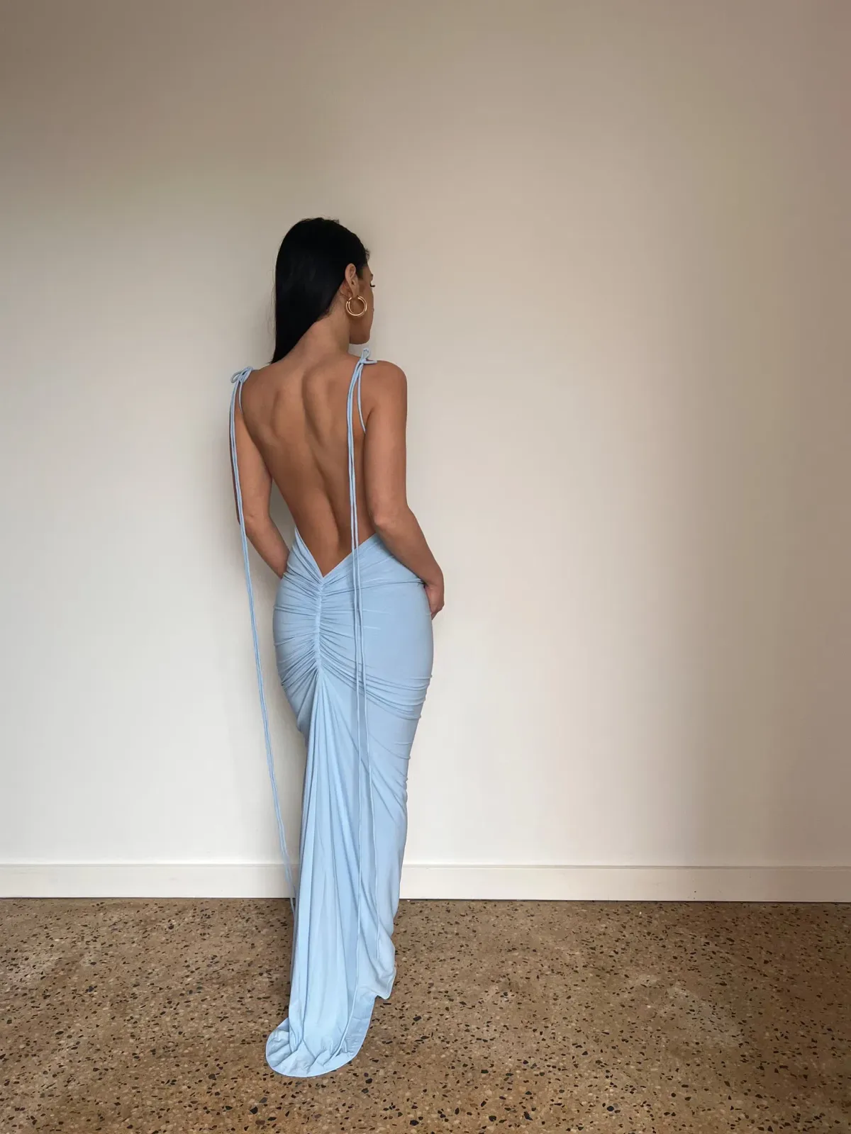 Melani the label Gia Gown Powder Blue Size Small/ Au 8 - Image 3