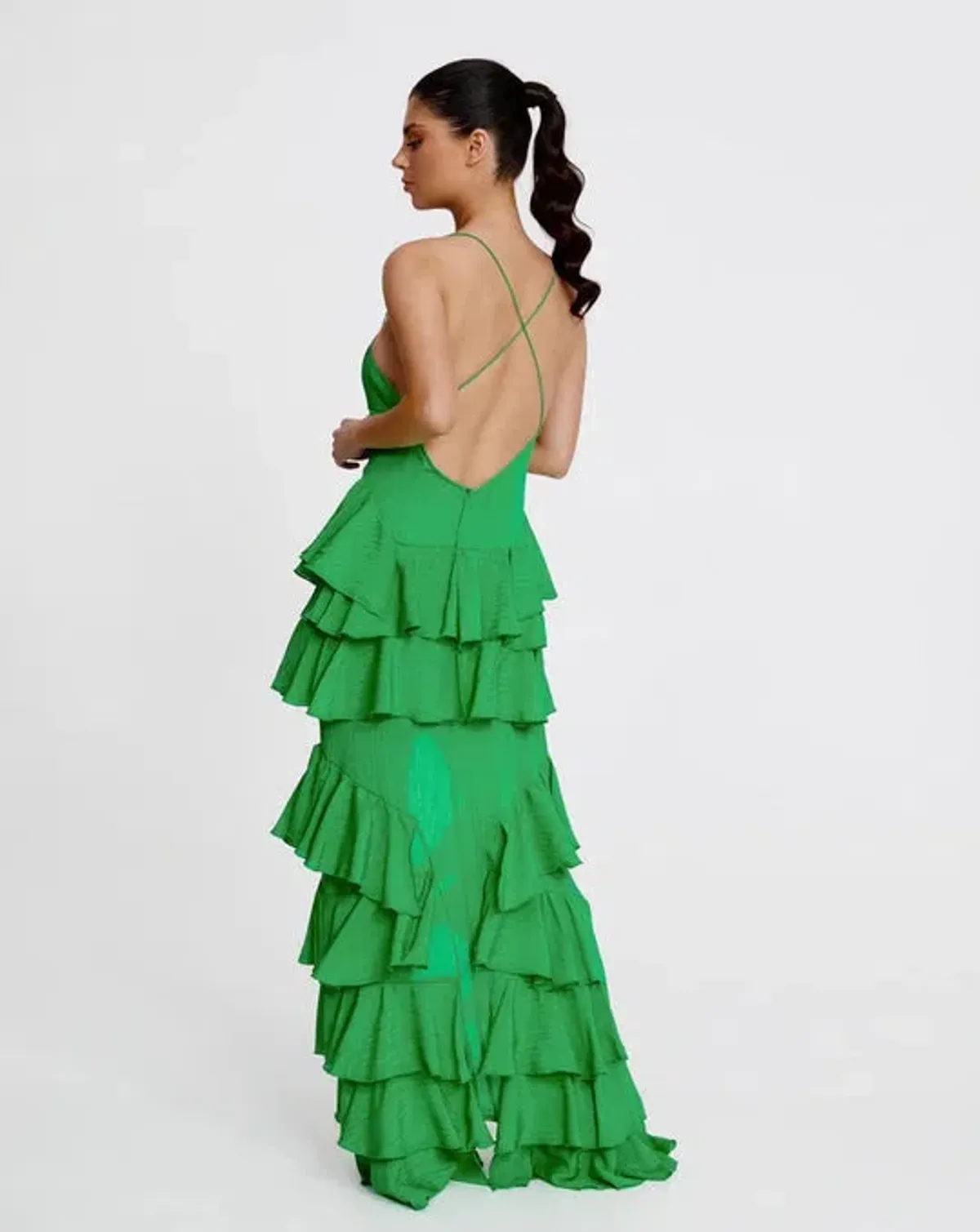 Derma Department Barcelona Dress Green Size 10 - Image 3