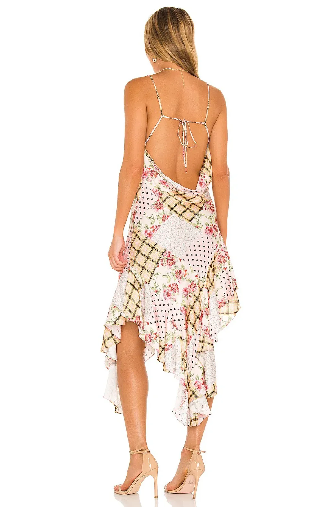 For Love & Lemons Marissa Slip Dress Print Size 8 for rent on The Volte - main image