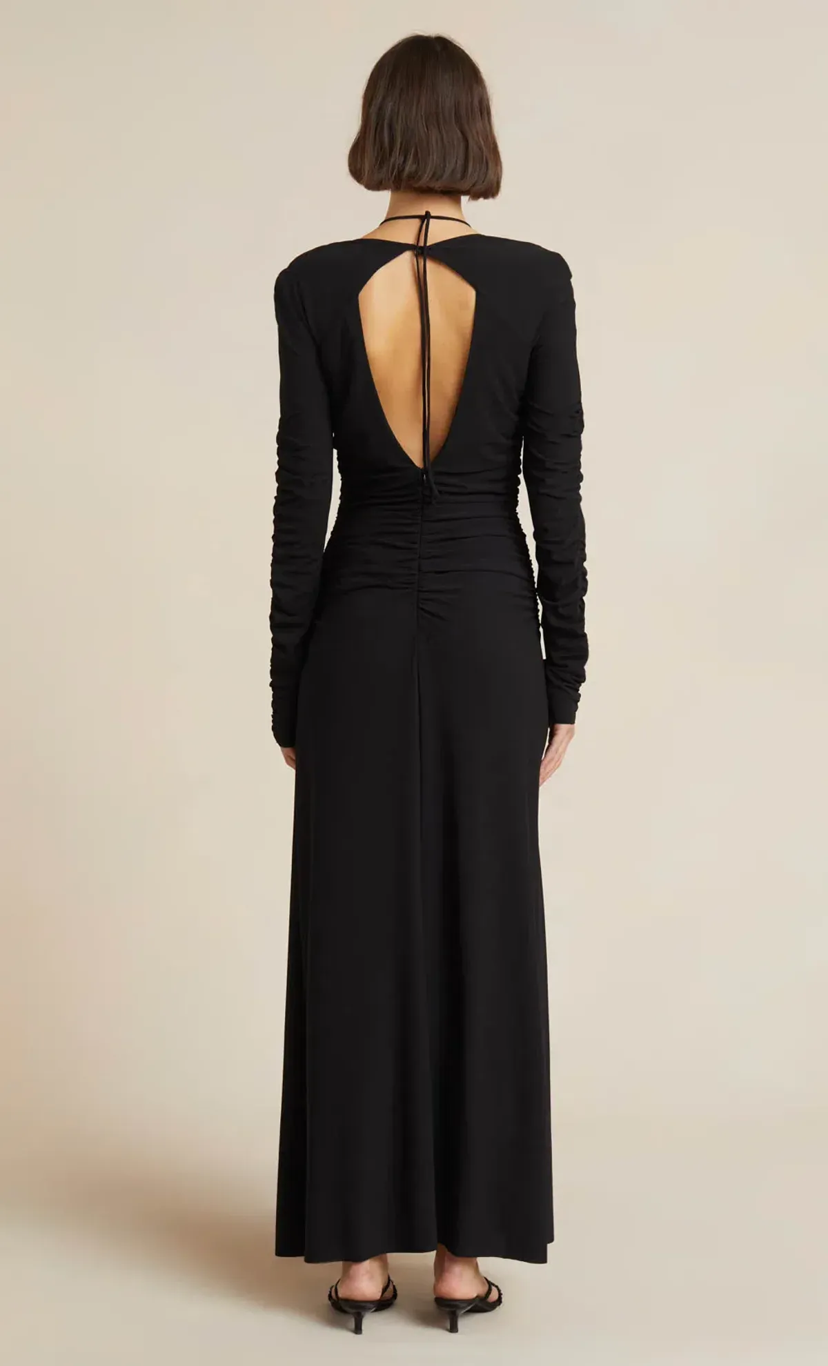 Bec & Bridge Adaline Long Sleeve Maxi Dress Black Size 8 - Image 3