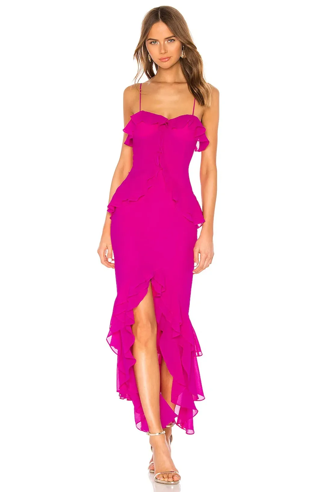 Melissa Gown in Magenta Size 10 for rent on The Volte - main image