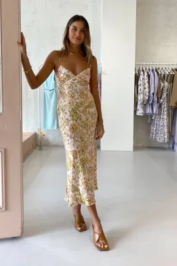 Bec & Bridge Floria Midi Dress in Print Size 12 for rent on The Volte - image 2