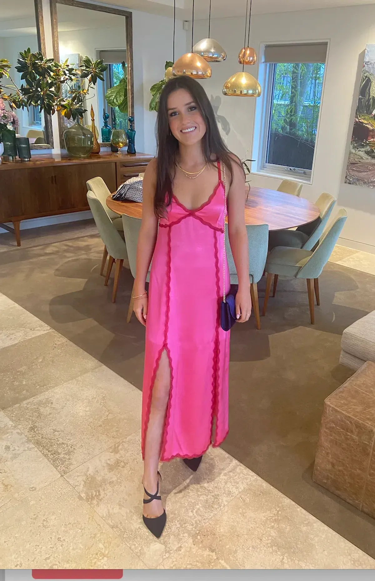 Third Form Last Dance Slip Dress Pink Size 6 - Image 2
