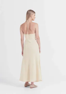 Viktoria & Woods Fluorescent Midi Dress Soybean Size 8 for rent on The Volte - image 2
