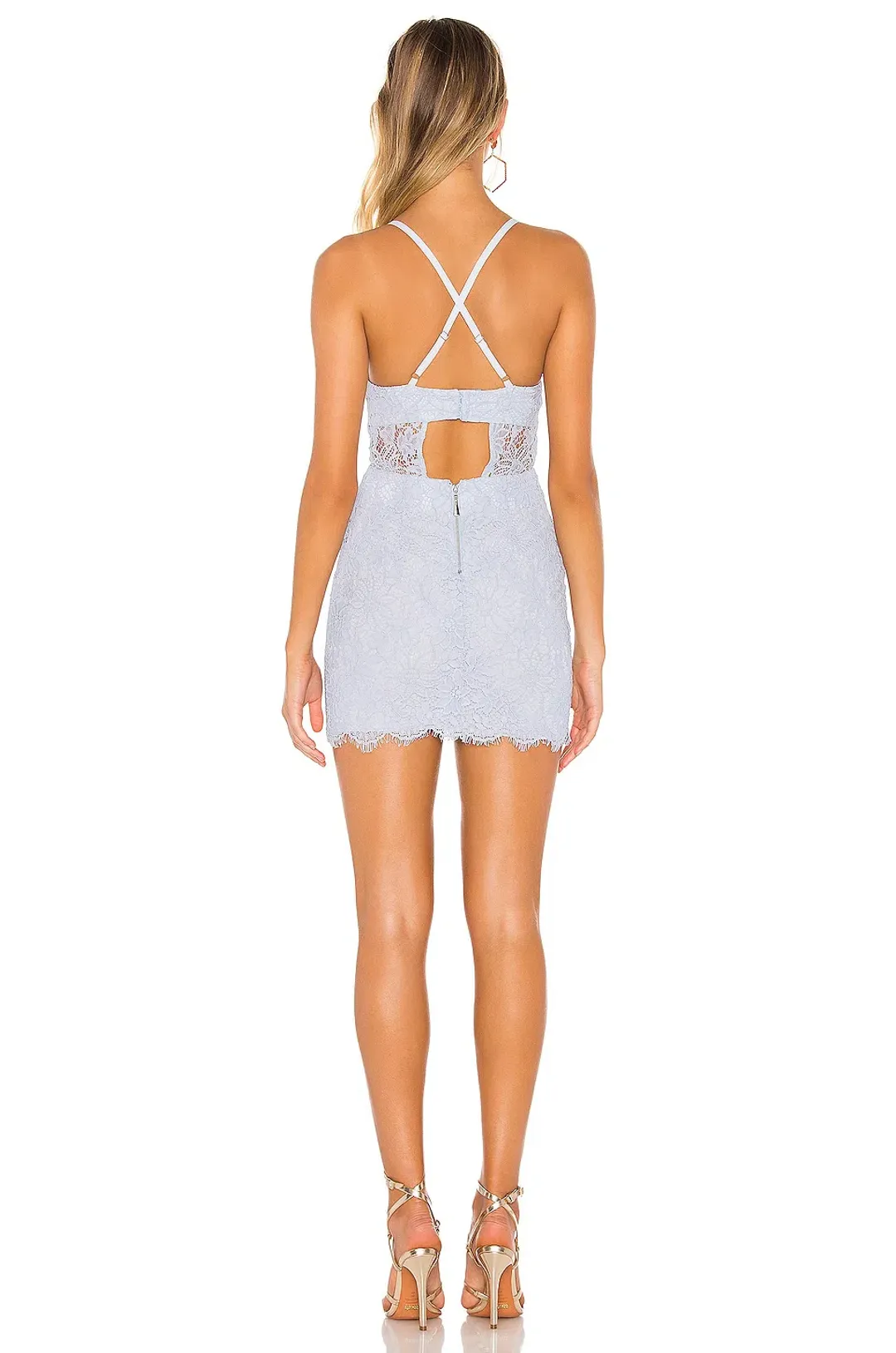 NBD x Naven Lilia Dress Ice Blue Size S / Au 8 for rent on The Volte - main image