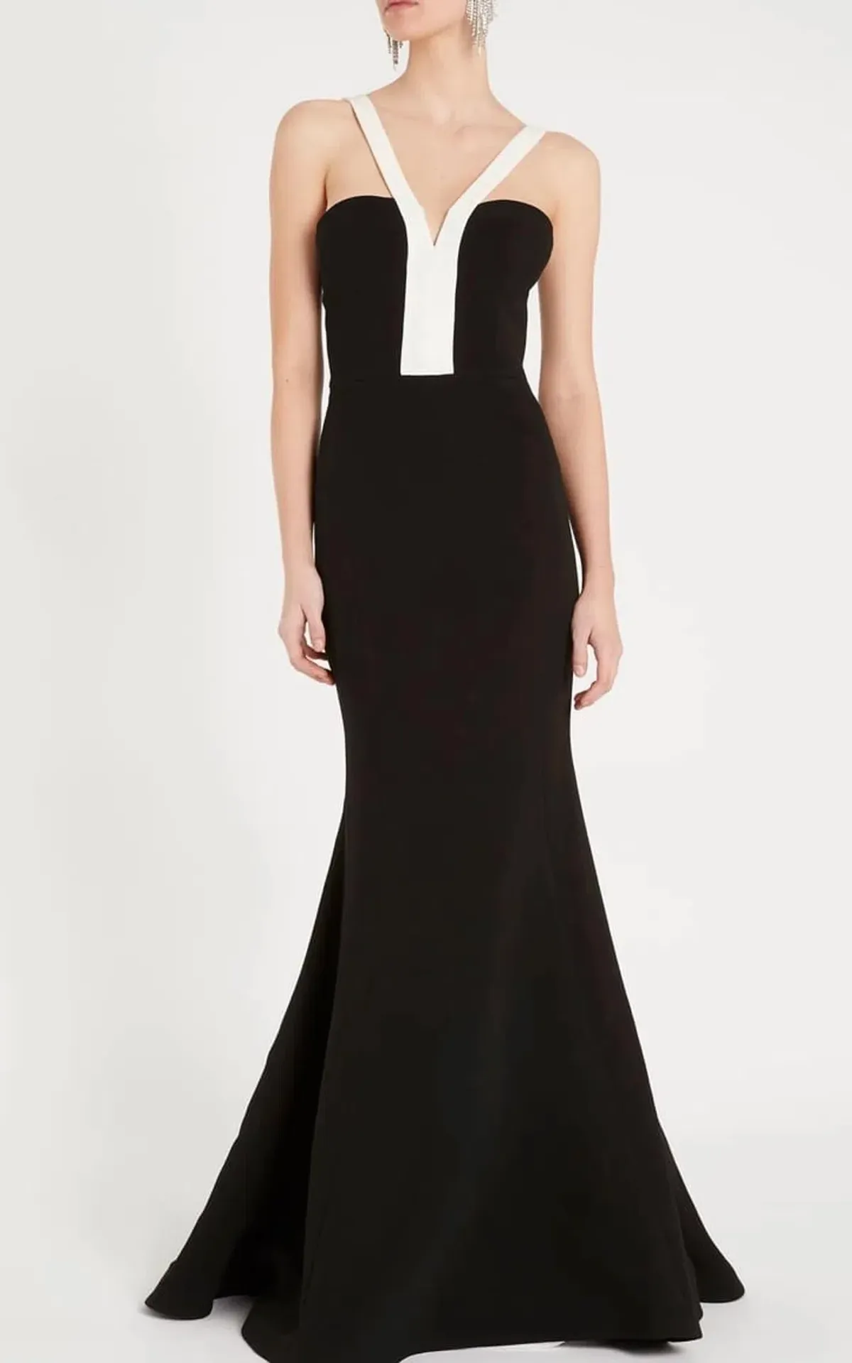 Rebecca Vallance Hepburn Full Length Gown Black Size 12 - Image 1