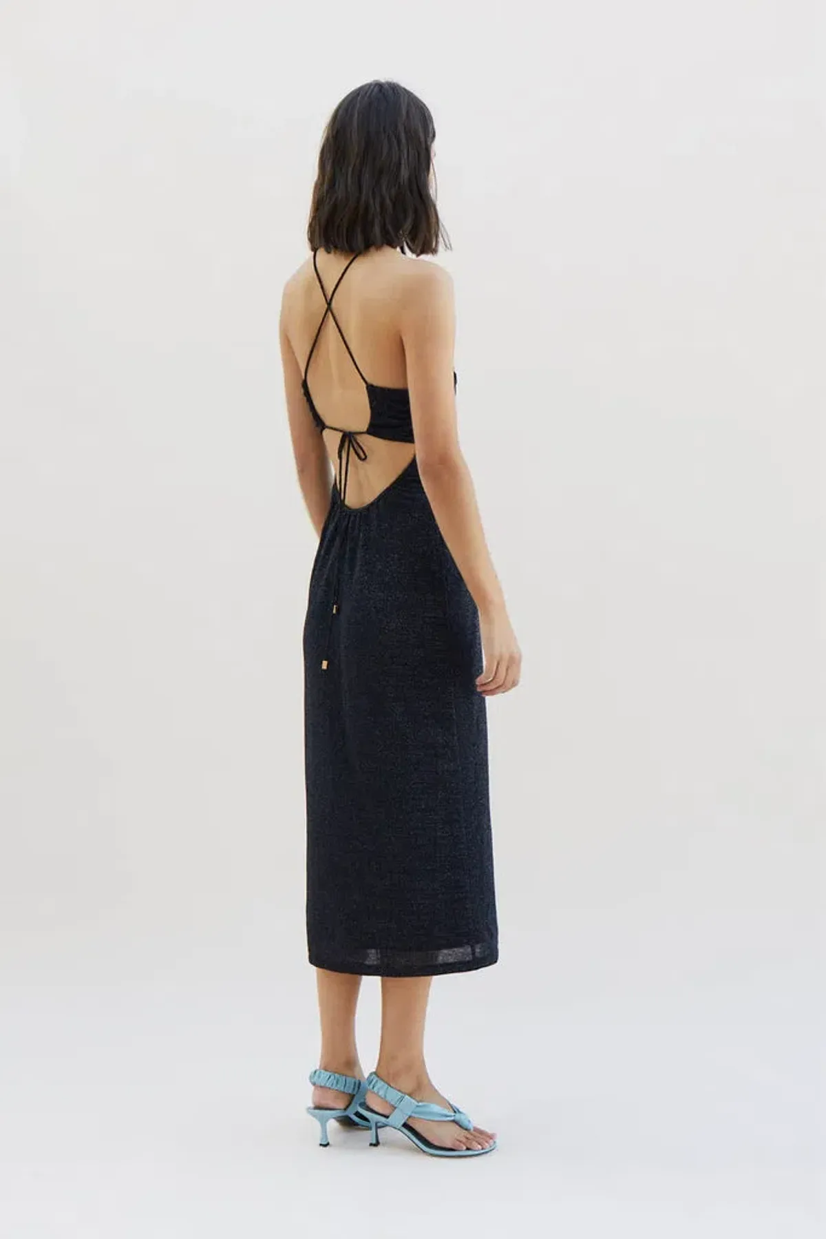 Suboo Asha Splice Slip Dress Black Size XS/Au 6 - Image 3