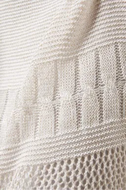 Suboo Harper Knit Kaftan White Size 6/XS for rent on The Volte - image 4