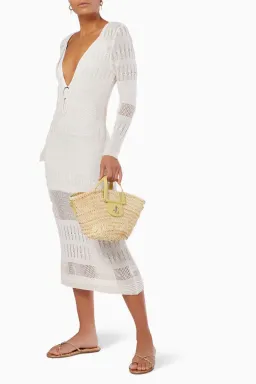 Suboo Harper Knit Kaftan White Size 12/L for rent on The Volte - image 2