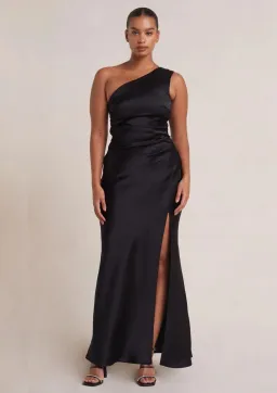 Bec & Bridge The Dreamer Asym Dress Black Size 6 for rent on The Volte - image 1