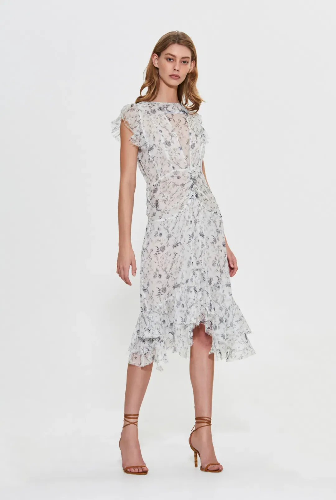 Sir The Label Posey Panelled Gown Floral Size 8 for rent on The Volte - main image