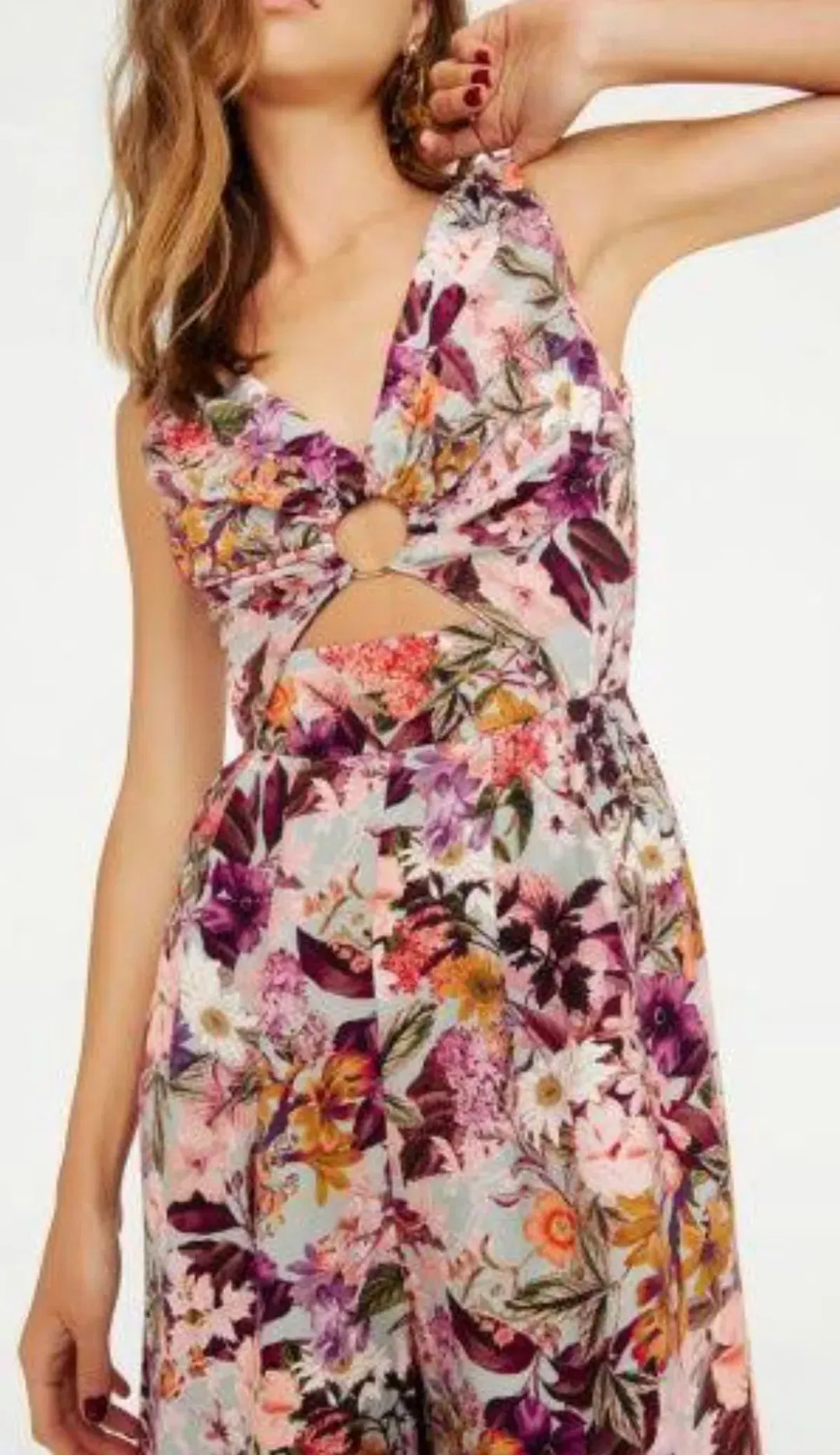 Sheike Hannah Floral Jumpsuit Size 8 for rent on The Volte - main image
