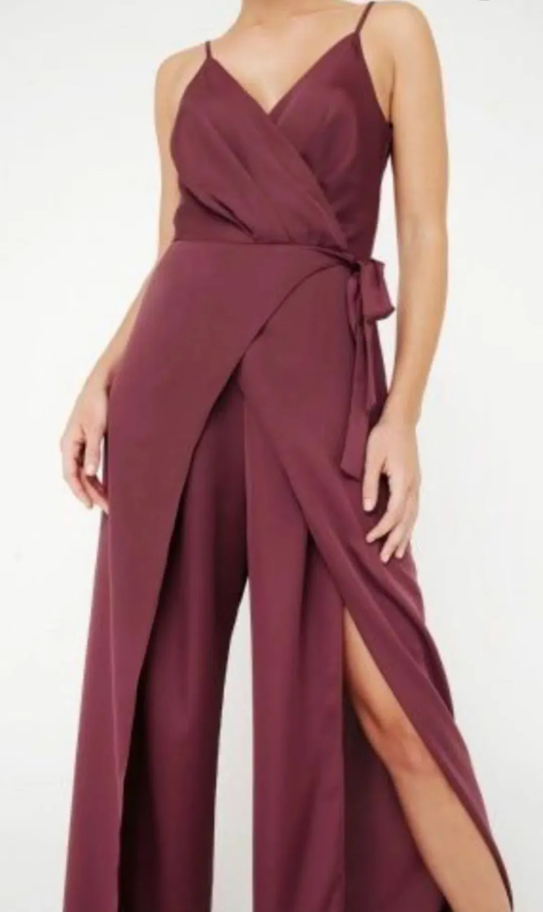 Sheike Miracle Jumpsuit Mulberry Size 10 for rent on The Volte - main image