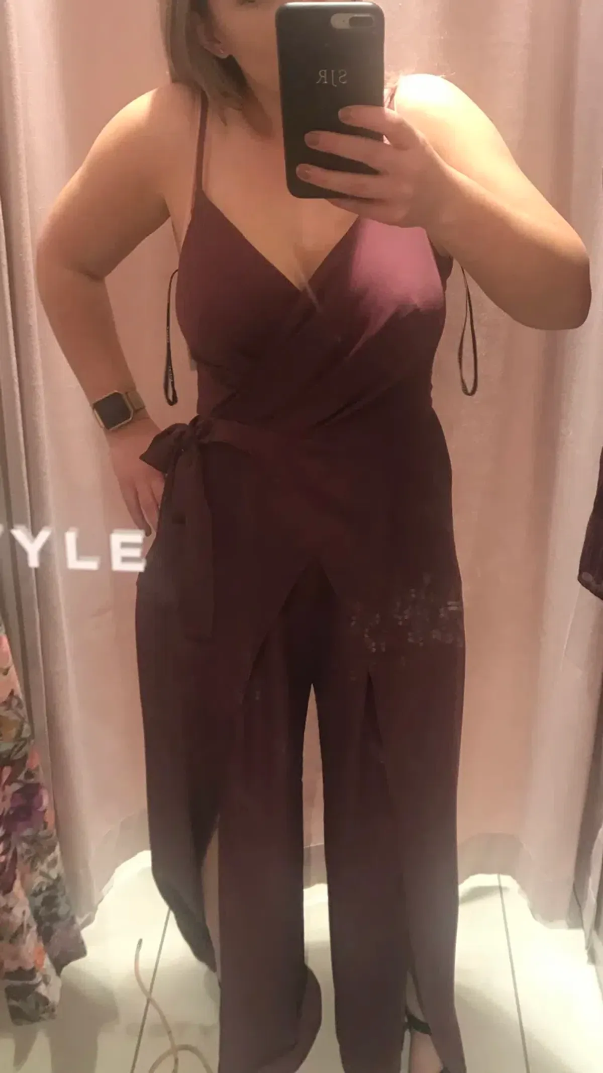 Sheike Miracle Jumpsuit Mulberry Size 10 - Image 2