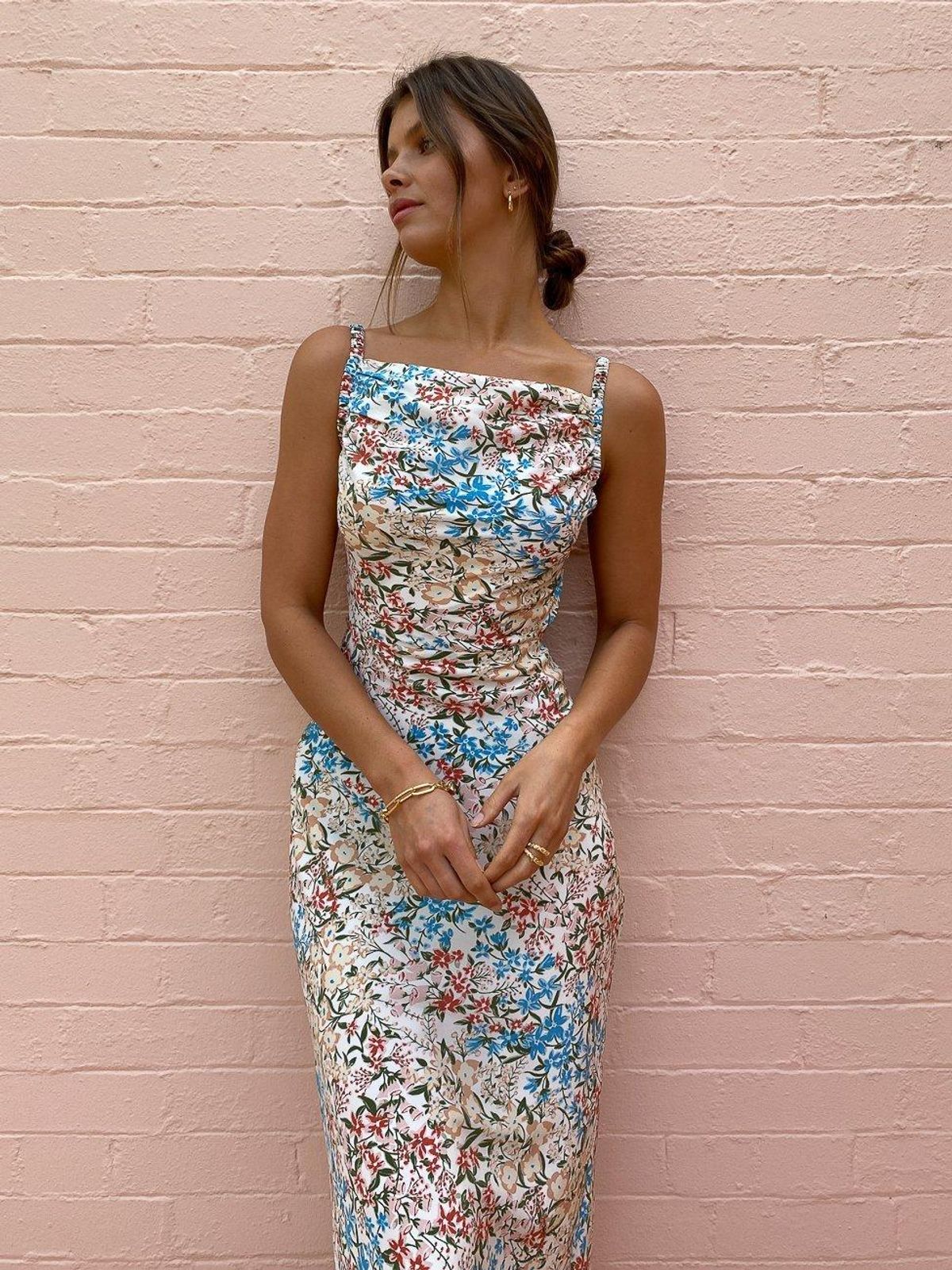 Bec & Bridge Wisteria Midi Dress Print Size 14 - Image 2