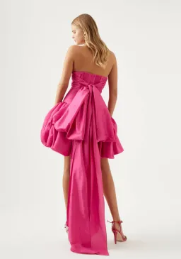 Aje Piacere Bubble Hem Mini Dress Pink Size 8 / S for rent on The Volte - image 3