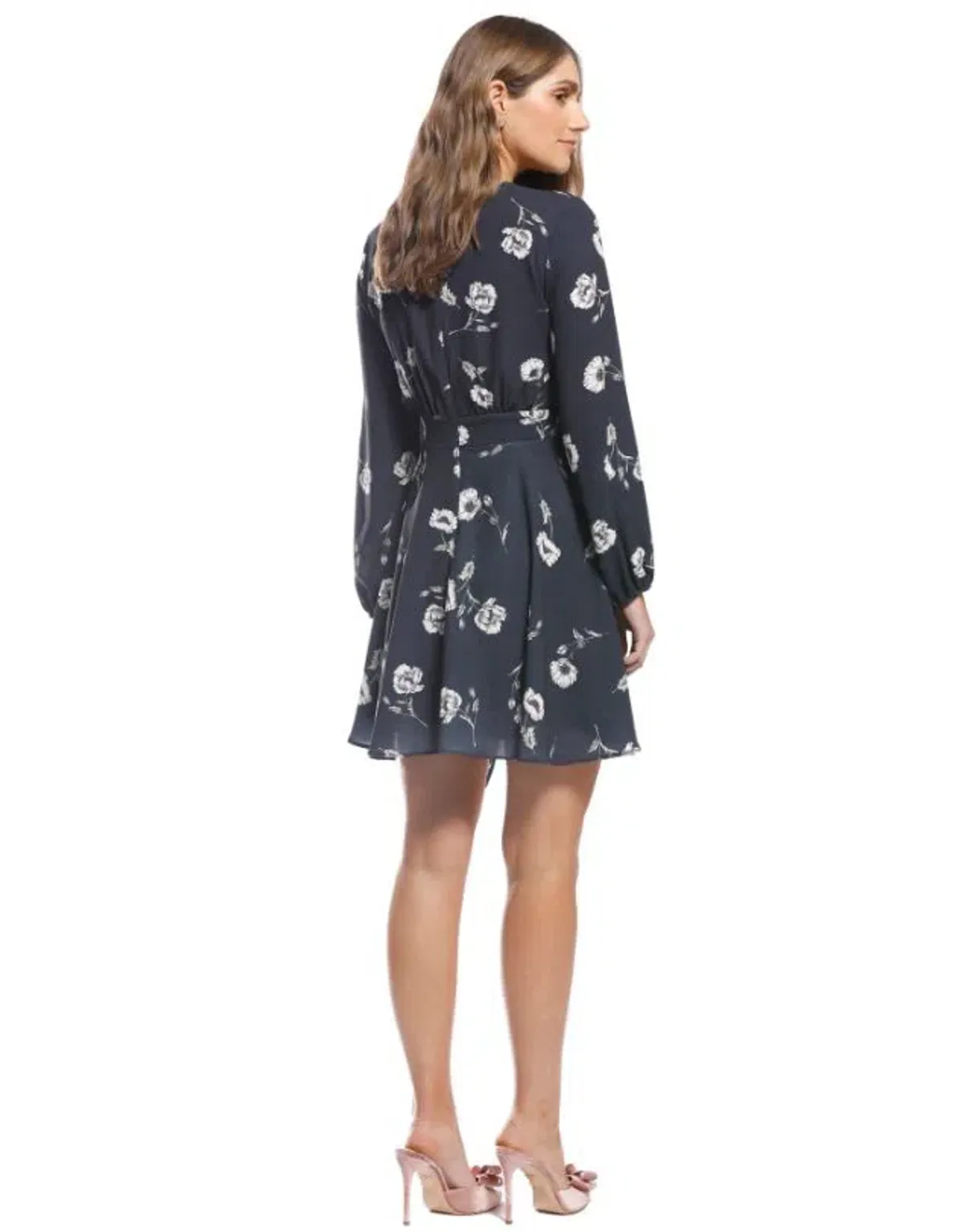 Pasduchas Dalliance Longsleeve Dress Navy Size 12 - Image 2