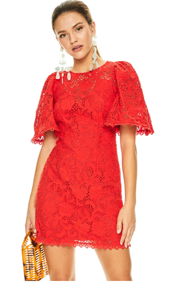 Talulah Roses Are Red Mini Dress size 12 for rent on The Volte - image 2