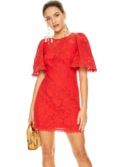 Talulah Roses Are Red Mini Dress size 12 for rent on The Volte - image 1