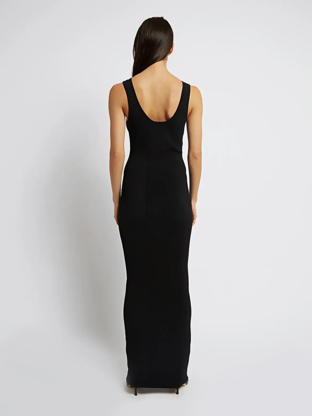 Christopher Esber Crystal Lattice Tank Dress Black Size XXS/AU 4 for rent on The Volte - main image