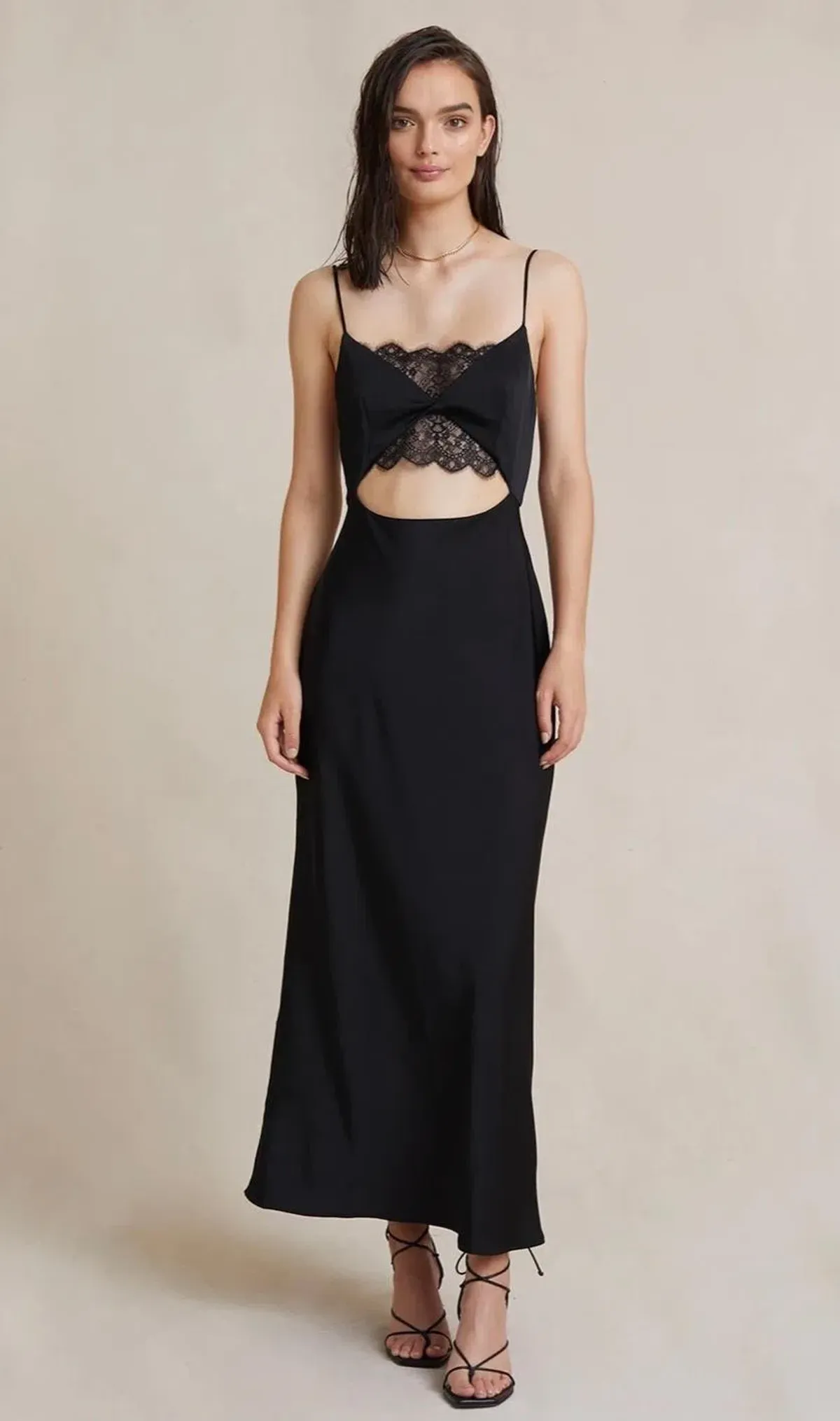 Bec & Bridge Valerie Midi Dress in Black Size 8 / S - Image 1