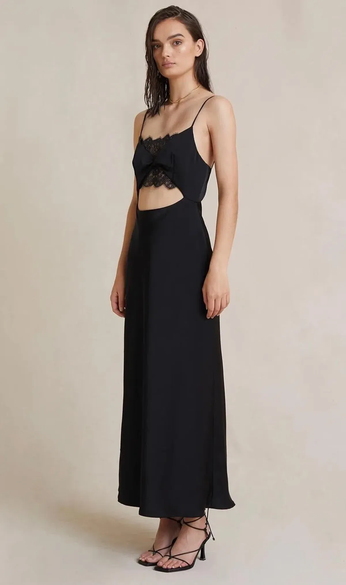 Bec & Bridge Valerie Midi Dress in Black Size 8 / S - Image 2