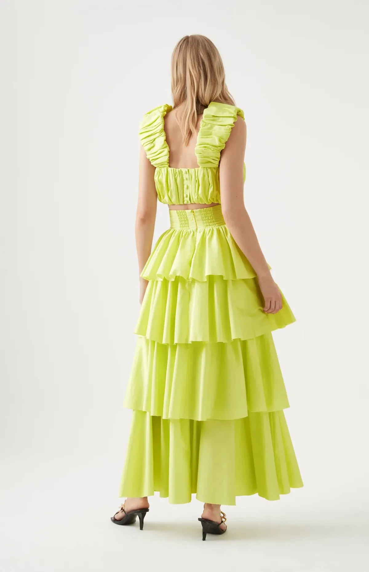Aje Medina Two Piece Light Lemon Set Size 6 - Image 3