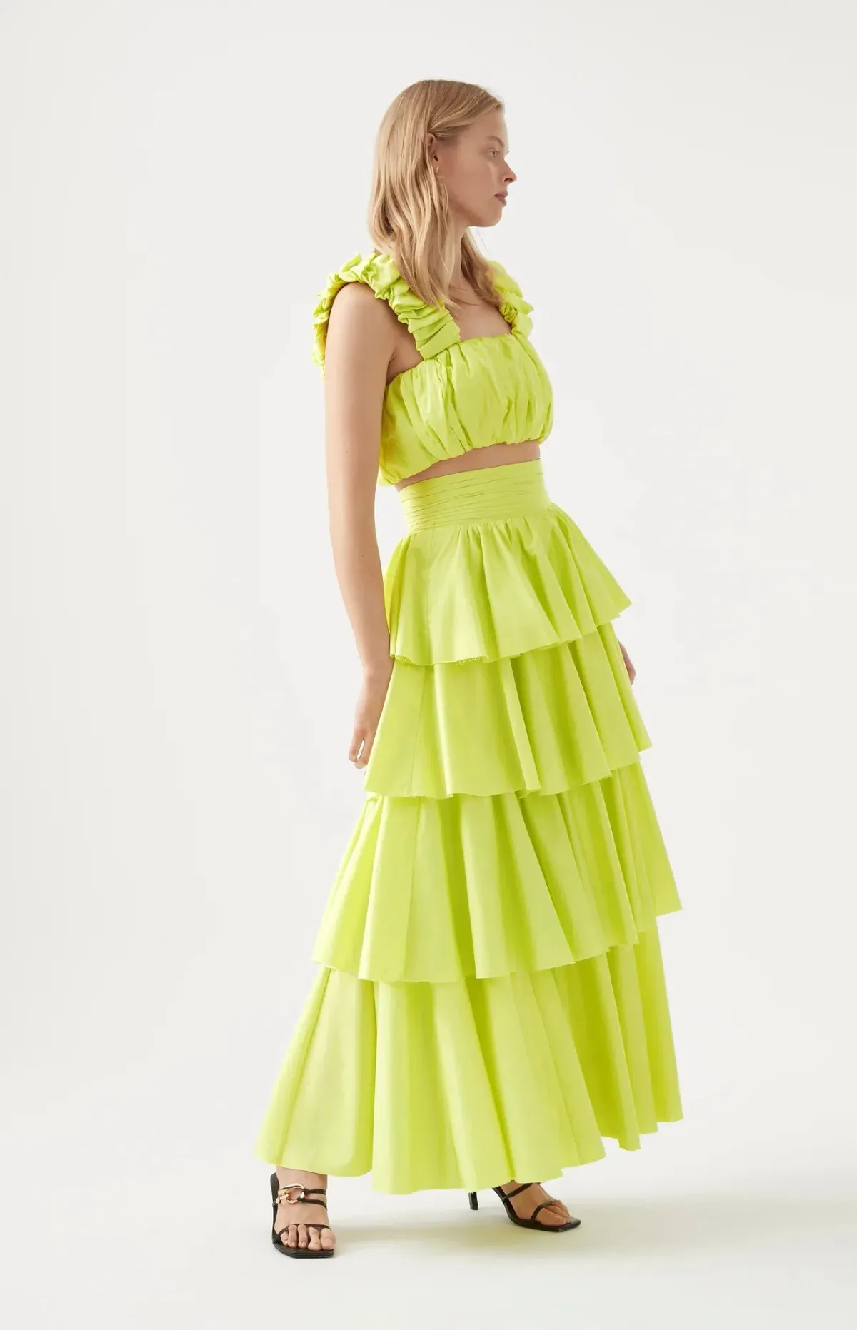 Aje Medina Two Piece Light Lemon Set Size 6 - Image 2