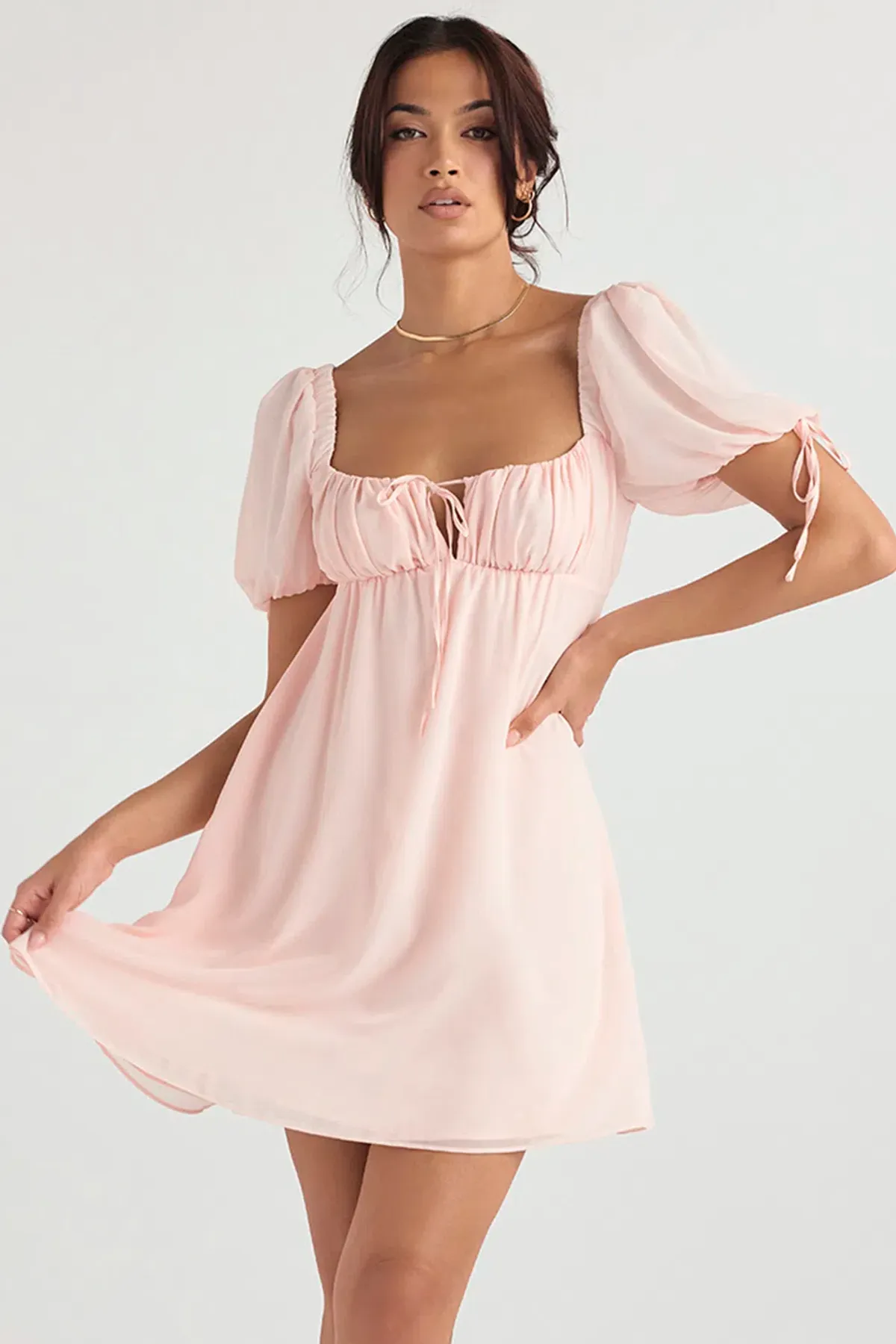House of CB Princess Mini Dress In Pink Quartz Size 8 - Image 3