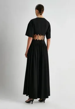 Camilla and Marc Brea Cut Out Dress Black Size 6 for rent on The Volte - image 3