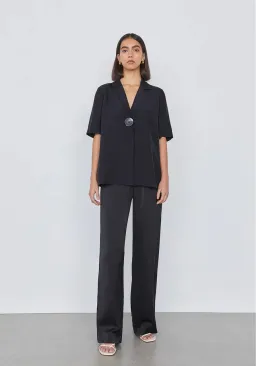 Viktoria and Woods Chorus Shirt and Pilot Pants Black Size 00 and 0/Au 4 & 6 for rent on The Volte - image 1