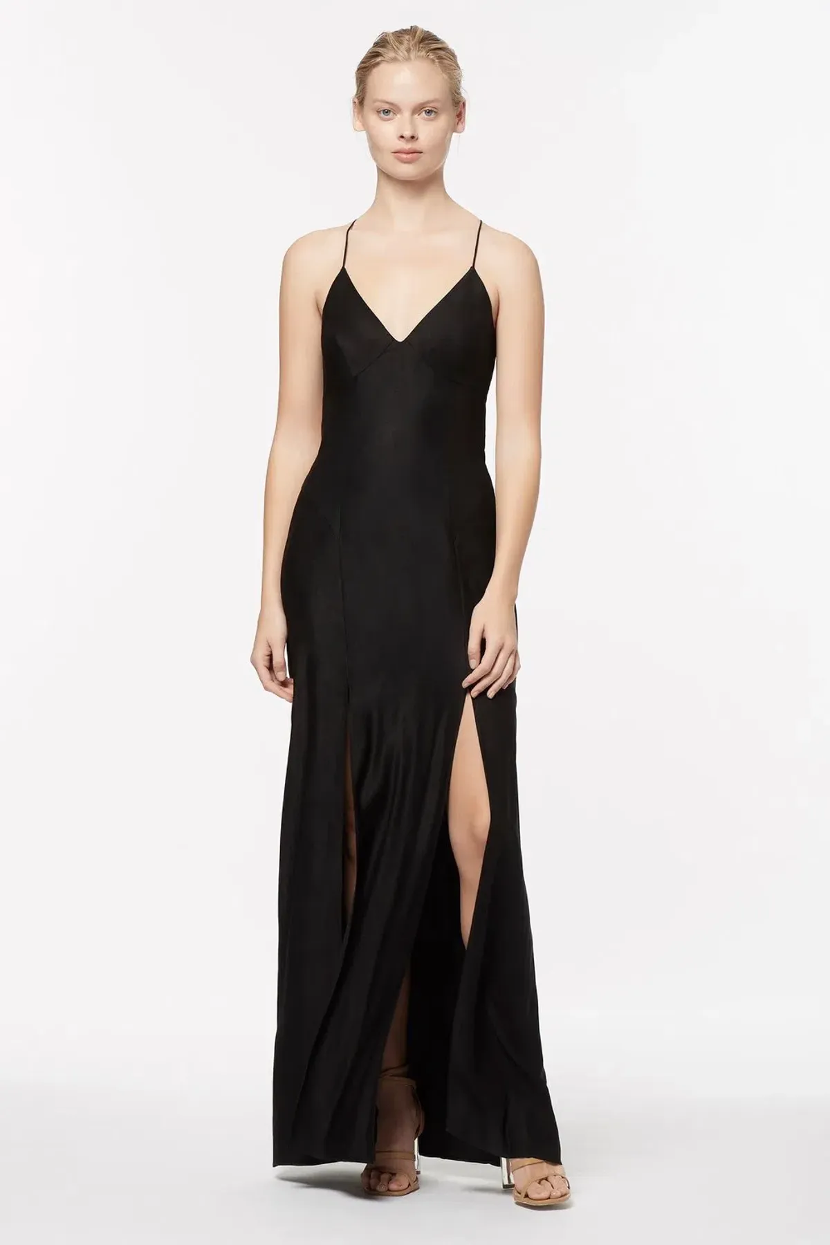 Manning Cartell Facetime Maxi Slip Dress Black Size 10 - Image 1