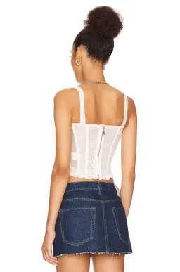 Miaou Deville Corset in White Size 8 for rent on The Volte - image 5