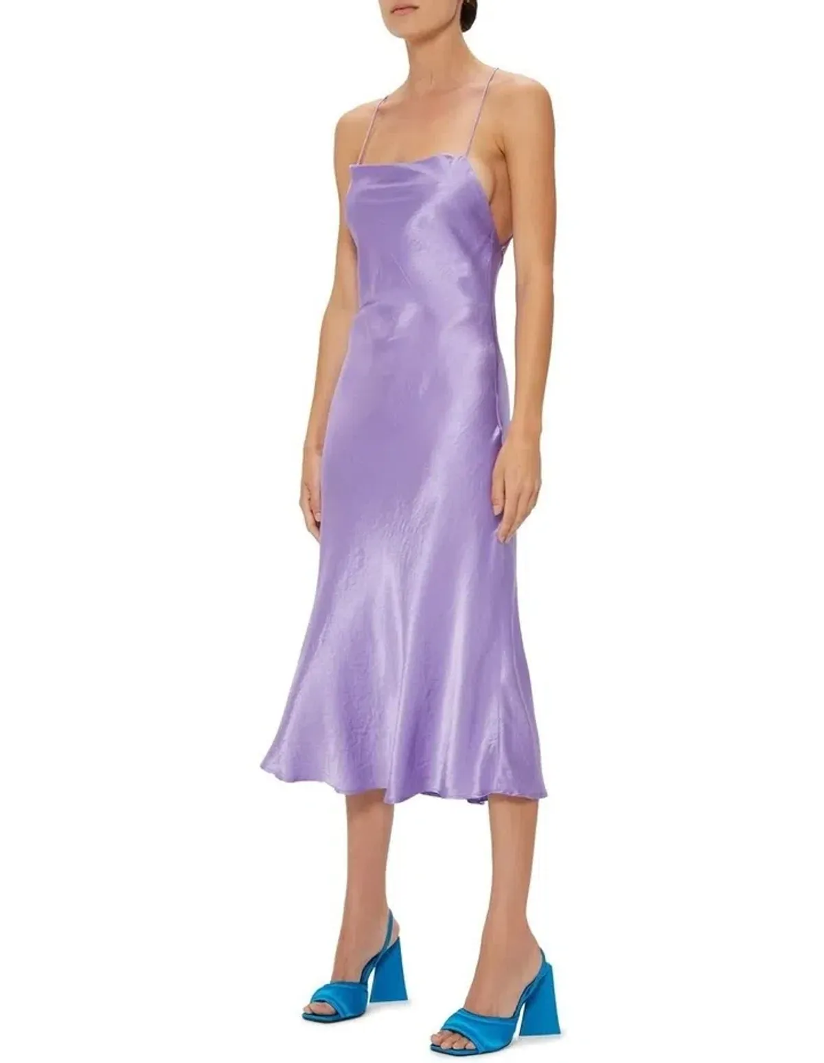 Third Form Crush Bias Midi Dress Violet Size 6 - Image 2