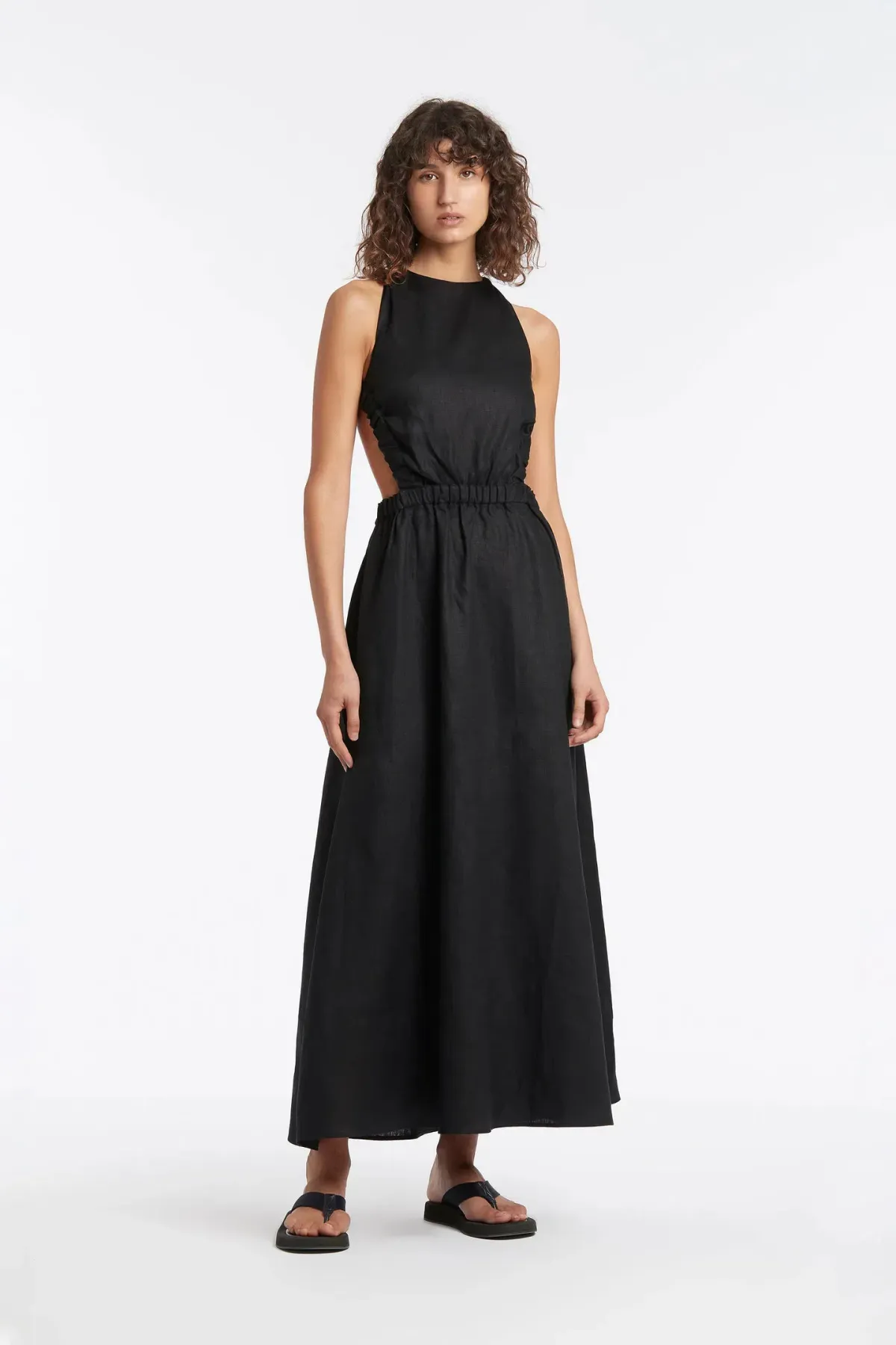 Sir The Label Alena Maxi Dress Black Size 1 / AU 8 - Image 1