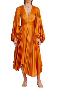 Acler Palms Dress - Tumeric sz 10 for rent on The Volte - image 1
