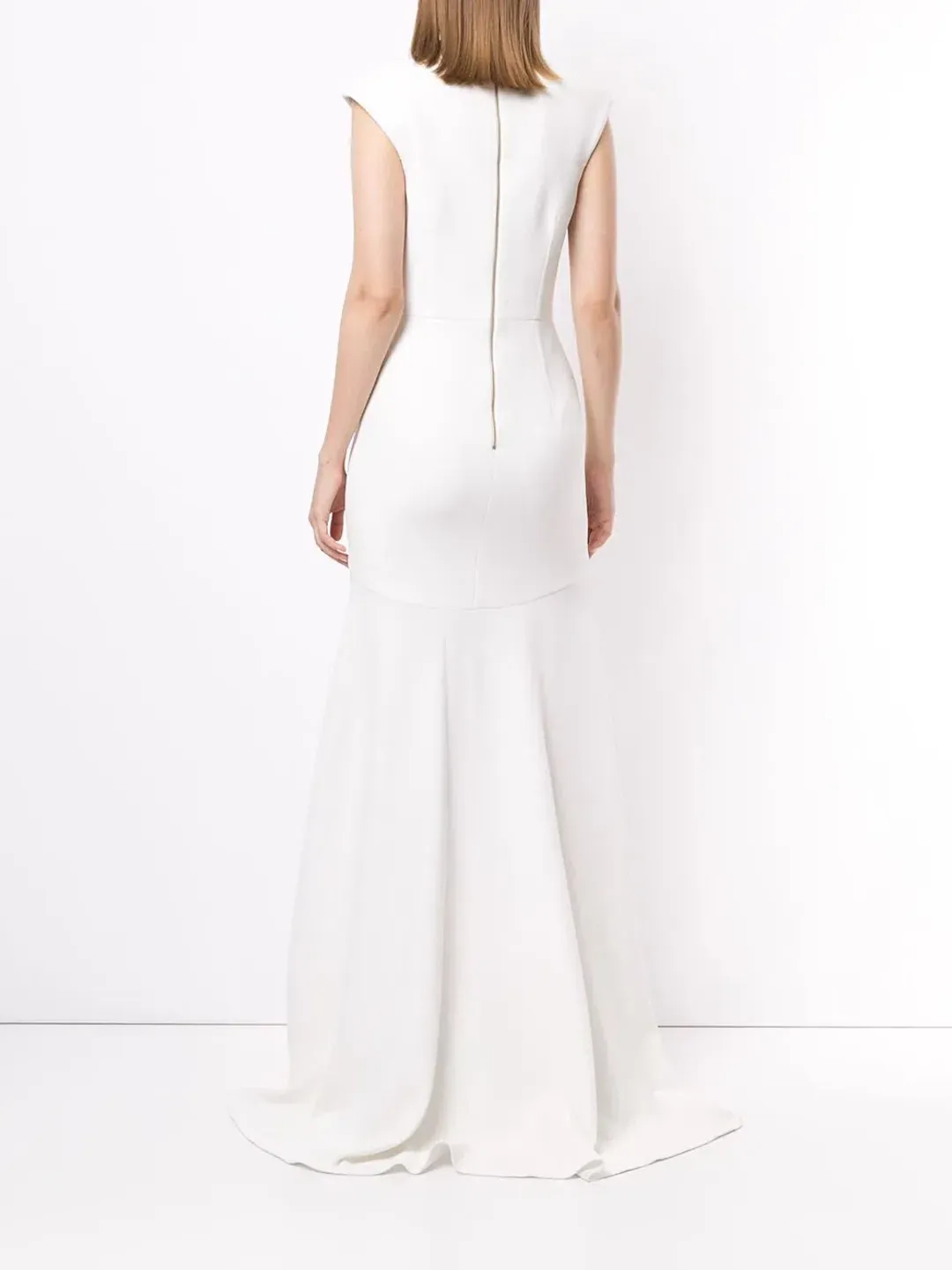 Rebecca Vallance Milan Gown White Size 12 for rent on The Volte - main image