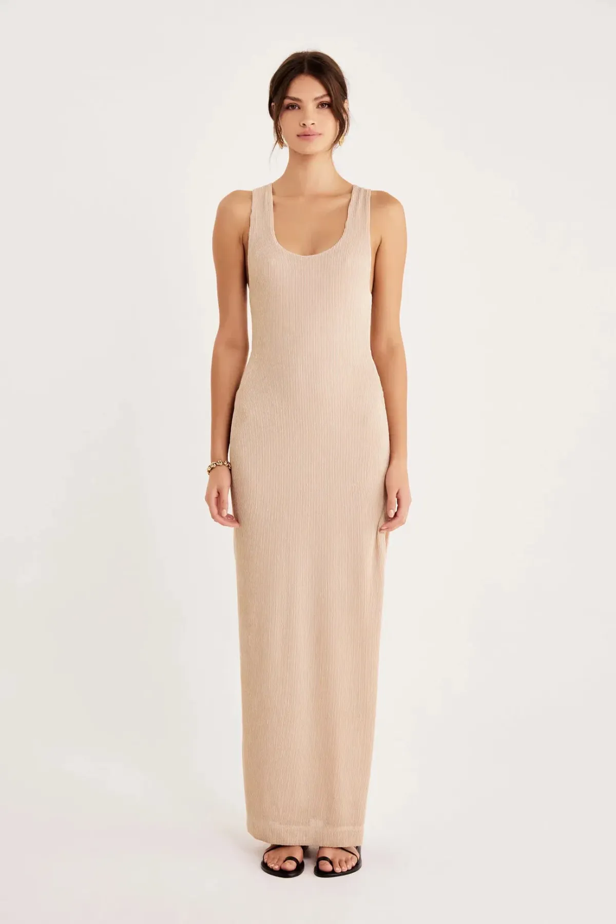 Rumer the Label Rosa Maxi Dress in Nude Size S / Au 8 - Image 1