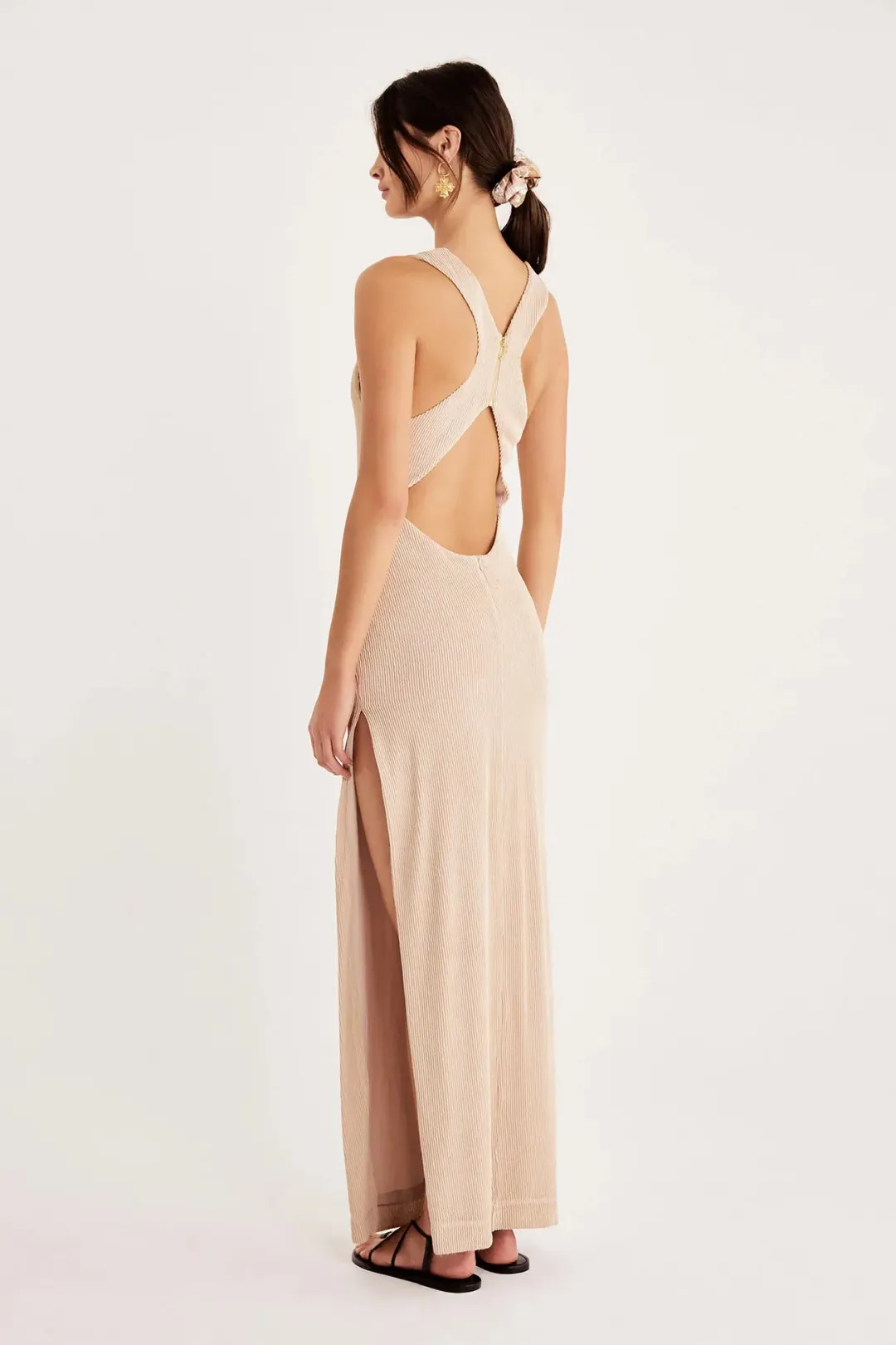 Rumer the Label Rosa Maxi Dress in Nude Size S / Au 8 for rent on The Volte - main image