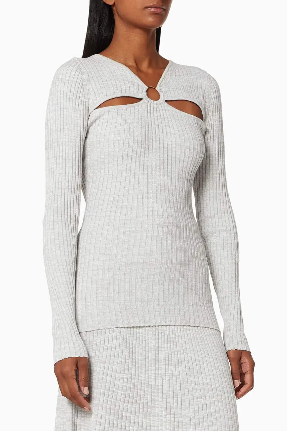 Anna Quan Laila Top Pebble Grey Size 4 / XXS - Image 4