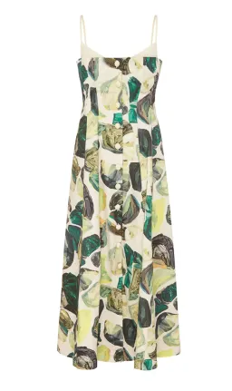 Alemais Siena Bandeau Midi Dress in Green Size 6 for rent on The Volte - image 4